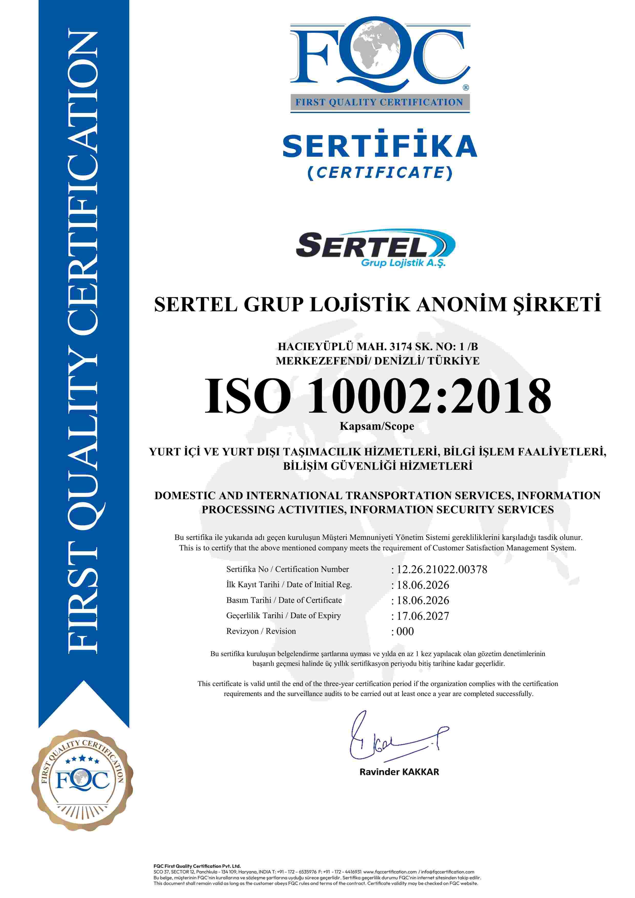 ISO 10002 önizlemesi