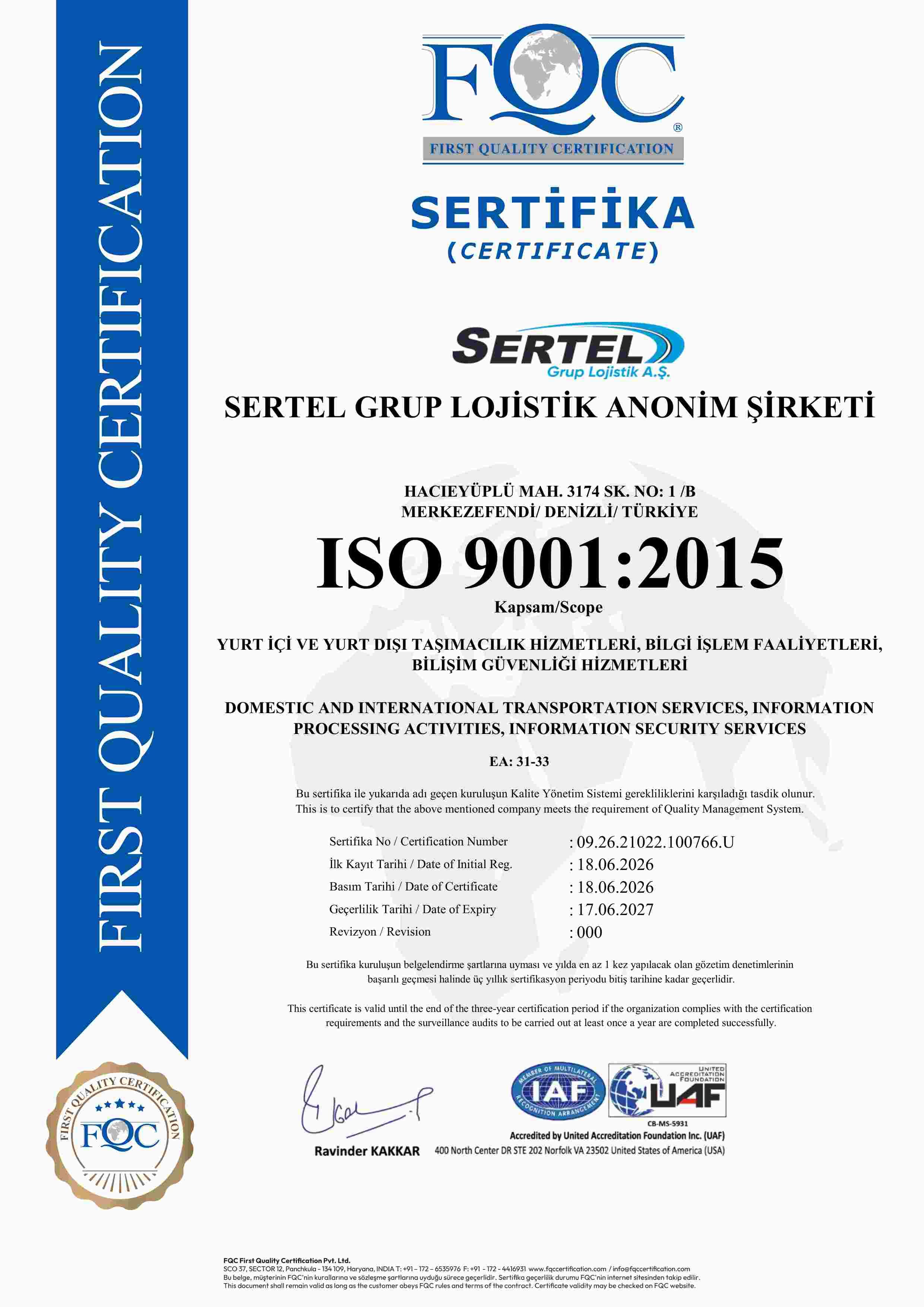 ISO 9001 önizlemesi