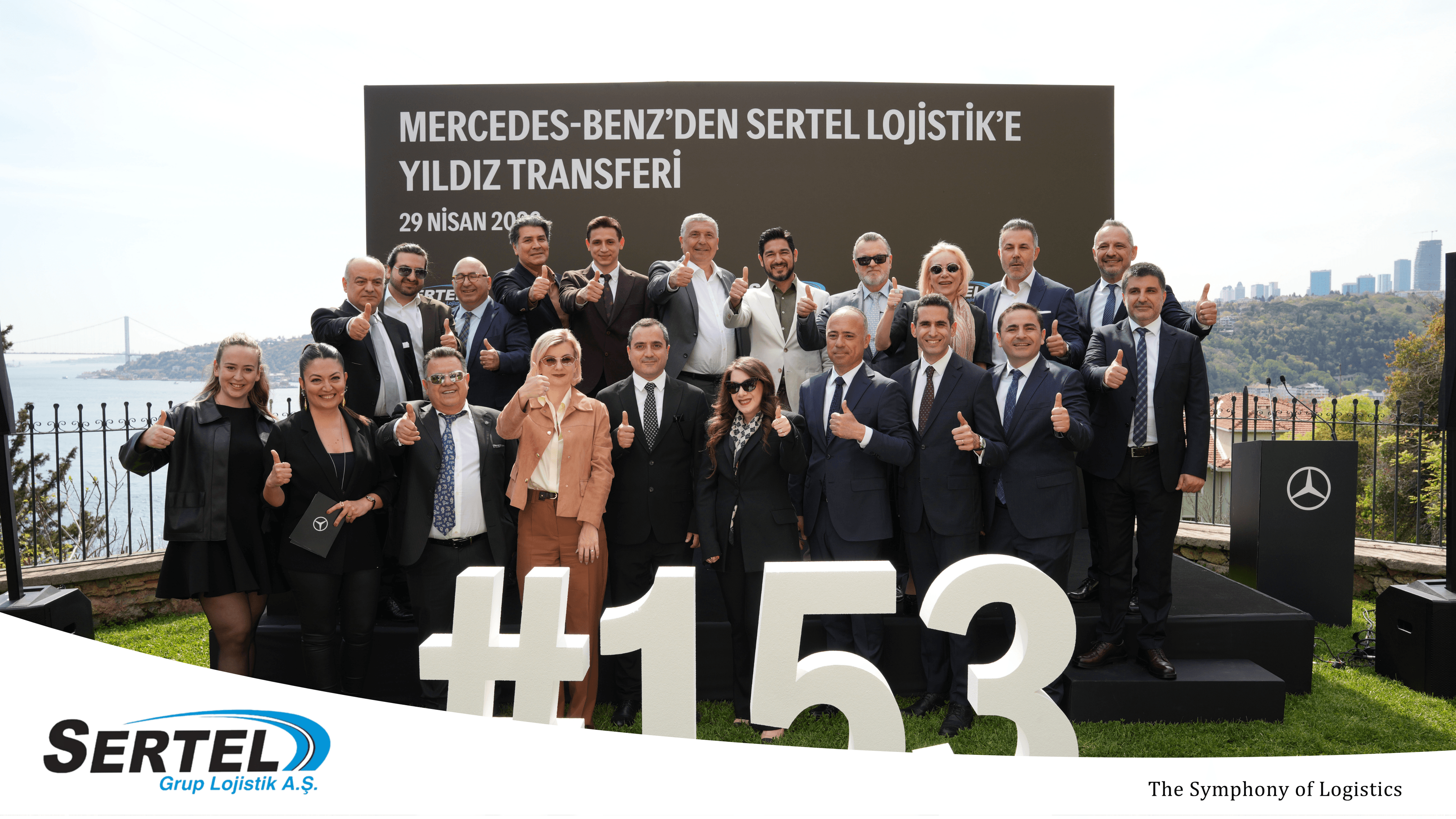 Filomuzu 153 adet Mercedes Benz Actros L ile güçlendirmenin gururunu yaşıyoruz.